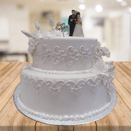 Photo of Gold destination wedding cake topper with couple on elephant |  Anniversary cake designs, Marriage anniversary cake, Wedding anniversary  cakes
