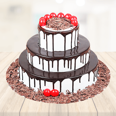 Send Choco Chocolate Cake with Fancy Rakhi - Tfcakes