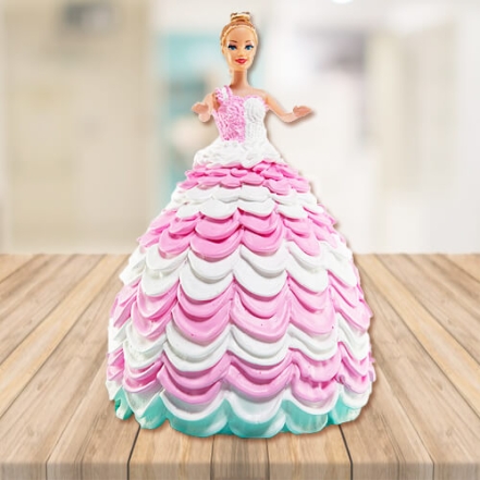 Wedding Barbie Cake - Bakersfun