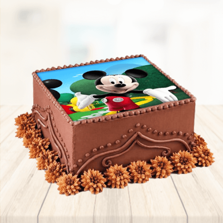 Buy/Send Mickey Mouse Vanilla Cake Online @ Rs. 1679 - SendBestGift