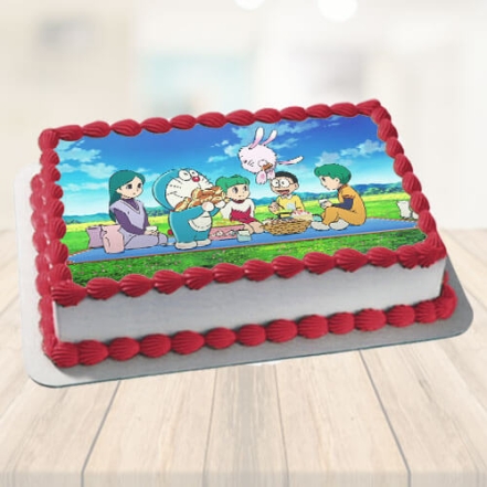Order Online Doraemon cartoon cake | Blissmygift