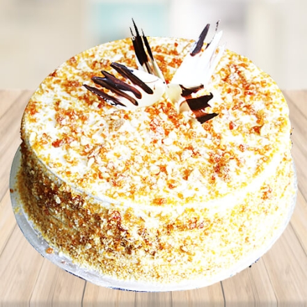 Buy 1kg Eggless Butterscotch Cake Bangalore PrimoGiftsIndia