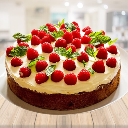 Red Velvet White Chocolate Truffle Cake
