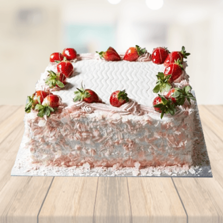 Designer Strawberry Fancy Cake