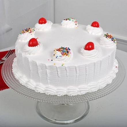 Creamy Simple Vanilla Cake | Buy Vanilla Cake Online