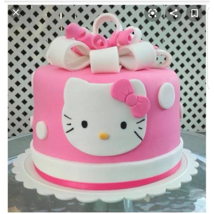 Kitty | Hello kitty cake, Hello kitty cake design, Hello kitty birthday cake