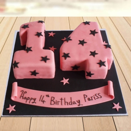 14 birthday cake
