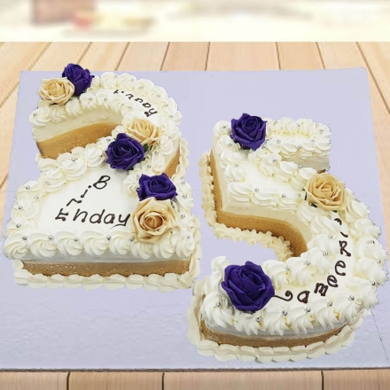 25th Happy Birthday Cake Buy 25th Birthday Digit Cake Online