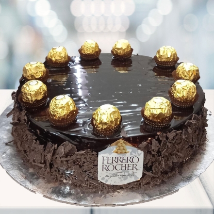 Ferrero Rocher Mousse Cake (Nutella Mousse Cake)