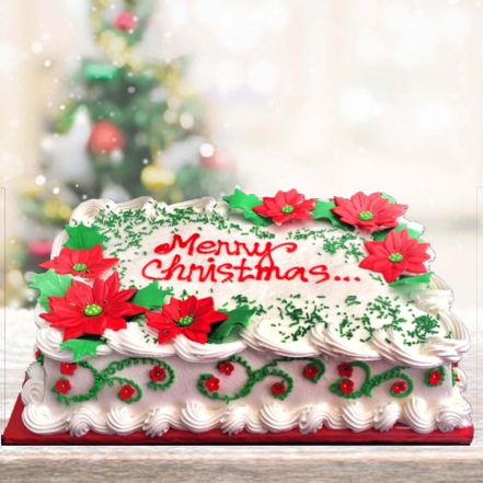 Merry Christmas Cake- MyFlowerTree