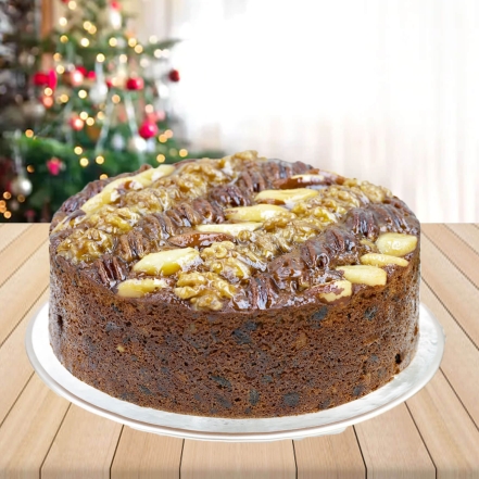 Christmas Rum Infused Nuts Plum Cake | Winni.in