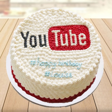 You Tube Cake | Youtube Fondant Birthday