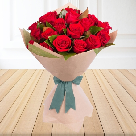 Splendid Red Roses Bouquet | BloomsyBox