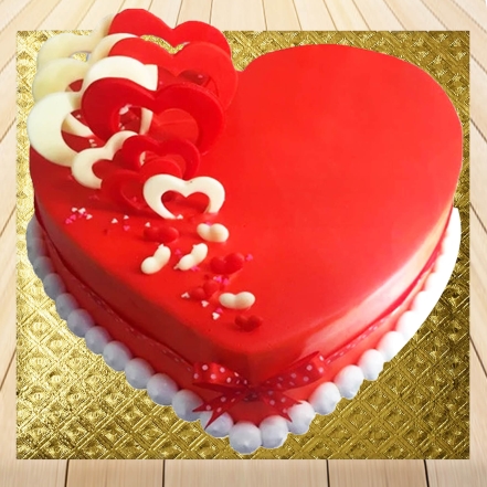 Order Heart Shape Cake Online From V-Venus Sweets and Bakers,SATNA