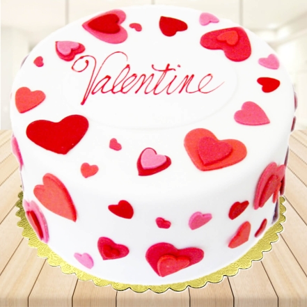 Buy Valentine Cake for love | Romantic Cake for Love Online - GiftzBag